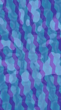 Benzersiz dijital animasyon tarzı grafikleri olan yaratıcı ortam tasarımı için yenilikçi hareket dokusu