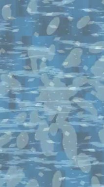 Organik desenli yüzey giriş stili video film sanatı ile soyut arkaplan tasarımı