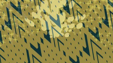 Benzersiz video giriş tasarımı projeleri için detaylı yüzey kalıbı film animasyon stili grafik girişi