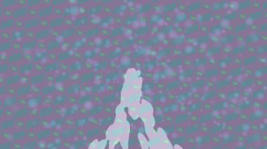 Benzersiz hareket grafikleri tasarım sanatına sahip yaratıcı film üretimi için özet bir arkaplan