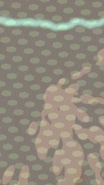 Organik desenli yüzey giriş stili video film sanatı ile soyut arkaplan tasarımı