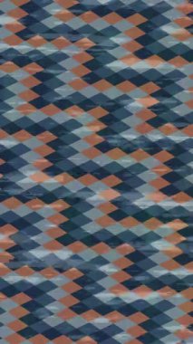 Benzersiz dijital animasyon tarzı grafikleri olan yaratıcı ortam tasarımı için yenilikçi hareket dokusu