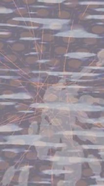 Lüks hareket projeleri için soyut tasarım stili animasyonu olan üst düzey dijital doku