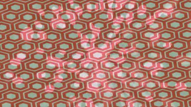 Soyut hareket desenli fütüristik video üretimi için dinamik dijital arkaplan