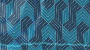 Benzersiz dijital animasyon tarzı grafikleri olan yaratıcı ortam tasarımı için yenilikçi hareket dokusu