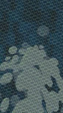 Soyut hareket desenli fütüristik video üretimi için dinamik dijital arkaplan