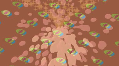 Benzersiz hareket dokusu tasarım sanatı ile profesyonel video düzenleme için modern soyut grafikler