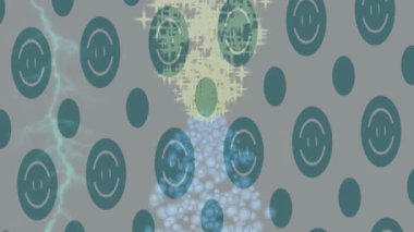 Dijital doku yüzey tasarım biçimi ile modern video animasyonu için gelişmiş hareket grafikleri