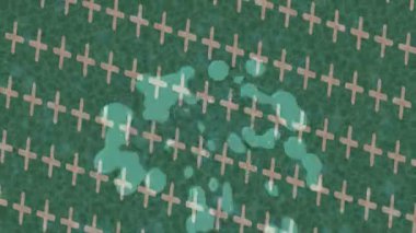 Soyut hareket desenli fütüristik video üretimi için dinamik dijital arkaplan