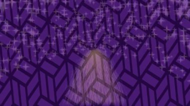 Soyut hareket desenli fütüristik video üretimi için dinamik dijital arkaplan