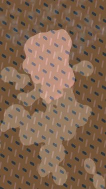 Benzersiz hareket dokusu tasarım sanatı ile profesyonel video düzenleme için modern soyut grafikler