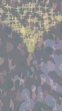 Benzersiz video giriş tasarımı projeleri için detaylı yüzey kalıbı film animasyon stili grafik girişi