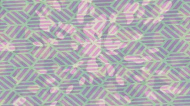 Soyut hareket desenli fütüristik video üretimi için dinamik dijital arkaplan