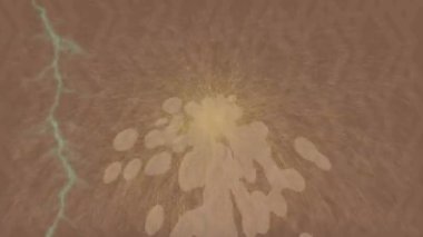 Lüks hareket projeleri için soyut tasarım stili animasyonu olan üst düzey dijital doku