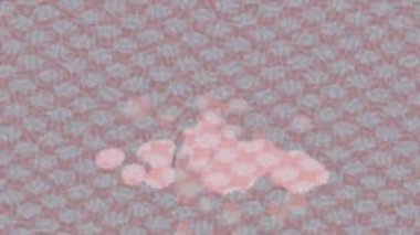 Soyut hareket desenli fütüristik video üretimi için dinamik dijital arkaplan