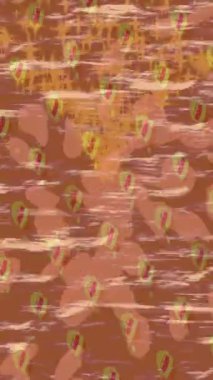 Soyut hareket desenli fütüristik video üretimi için dinamik dijital arkaplan