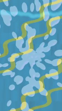 Soyut hareket desenli fütüristik video üretimi için dinamik dijital arkaplan