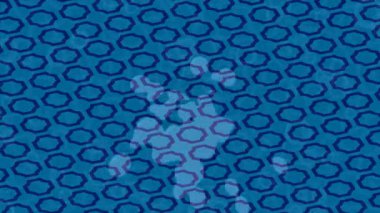 Benzersiz dijital animasyon tarzı grafikleri olan yaratıcı ortam tasarımı için yenilikçi hareket dokusu