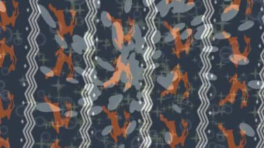 Dijital doku yüzey tasarım biçimi ile modern video animasyonu için gelişmiş hareket grafikleri