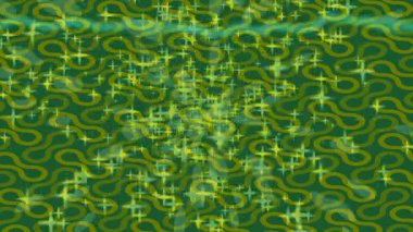 Benzersiz dijital animasyon tarzı grafikleri olan yaratıcı ortam tasarımı için yenilikçi hareket dokusu