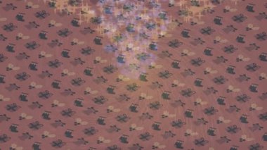 Estetik doku arkaplan tasarımı renkli hareket grafikleri ile moda film giriş profosyoneli