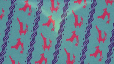 Lüks hareket projeleri için soyut tasarım stili animasyonu olan üst düzey dijital doku