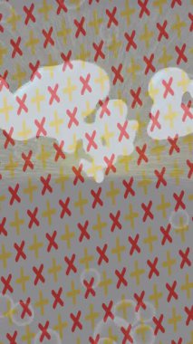 Benzersiz hareket grafikleri tasarım sanatına sahip yaratıcı film üretimi için özet bir arkaplan