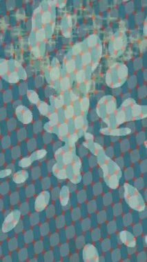 Benzersiz dijital animasyon tarzı grafikleri olan yaratıcı ortam tasarımı için yenilikçi hareket dokusu