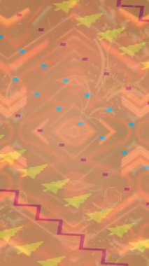 Organik desenli yüzey giriş stili video film sanatı ile soyut arkaplan tasarımı