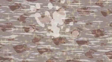 Benzersiz video giriş tasarımı projeleri için detaylı yüzey kalıbı film animasyon stili grafik girişi