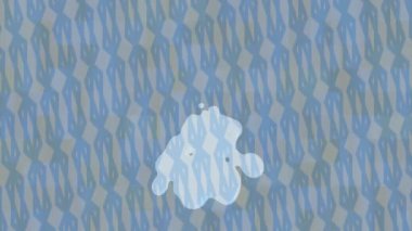 Benzersiz dijital animasyon tarzı grafikleri olan yaratıcı ortam tasarımı için yenilikçi hareket dokusu