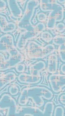 Soyut hareket desenli fütüristik video üretimi için dinamik dijital arkaplan