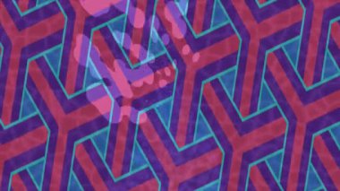 Lüks hareket projeleri için soyut tasarım stili animasyonu olan üst düzey dijital doku