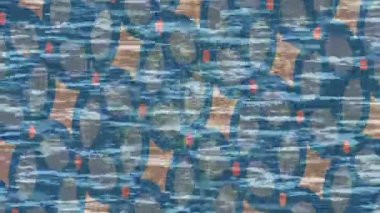 Benzersiz hareket dokusu tasarım sanatı ile profesyonel video düzenleme için modern soyut grafikler