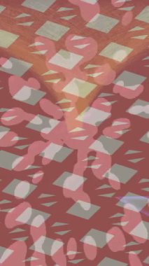 Organik desenli yüzey giriş stili video film sanatı ile soyut arkaplan tasarımı