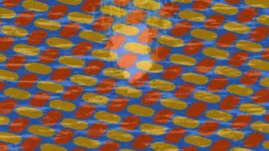 Benzersiz video giriş tasarımı projeleri için detaylı yüzey kalıbı film animasyon stili grafik girişi