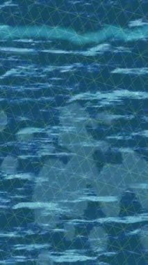 Soyut hareket desenli fütüristik video üretimi için dinamik dijital arkaplan