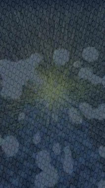 Modern medya üretimi için fütüristik dijital soyut doku sinematik tarz hareketli grafik ögesi