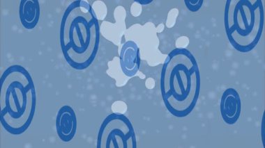 Organik desenli yüzey giriş stili video film sanatı ile soyut arkaplan tasarımı