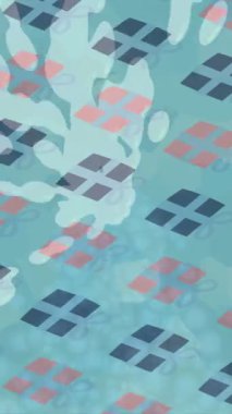 Estetik doku arkaplan tasarımı renkli hareket grafikleri ile moda film giriş profosyoneli