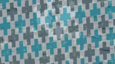 Benzersiz hareket grafikleri tasarım sanatına sahip yaratıcı film üretimi için özet bir arkaplan