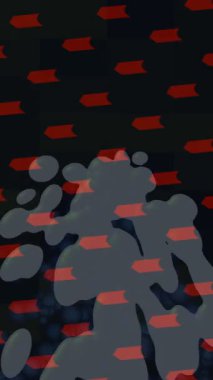 Estetik doku arkaplan tasarımı renkli hareket grafikleri ile moda film giriş profosyoneli