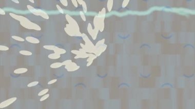 Benzersiz dijital hareket grafiklerine sahip yaratıcı sinematik projeler için yumuşak animasyon yüzeyi