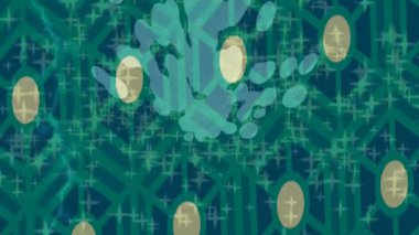 Profesyonel video projeleri sanat tarzı için organik hareketli arkaplan tasarımı