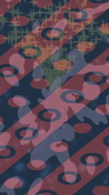 Benzersiz hareket grafikleri tasarım sanatına sahip yaratıcı film üretimi için özet bir arkaplan