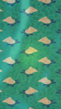 Benzersiz dijital animasyon tarzı grafikleri olan yaratıcı ortam tasarımı için yenilikçi hareket dokusu