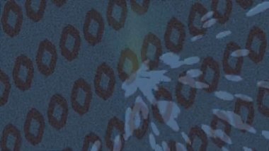 Benzersiz dijital hareket grafiklerine sahip yaratıcı sinematik projeler için yumuşak animasyon yüzeyi