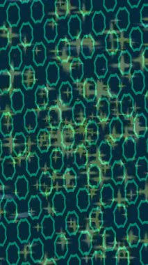 Benzersiz dijital animasyon tarzı grafikleri olan yaratıcı ortam tasarımı için yenilikçi hareket dokusu