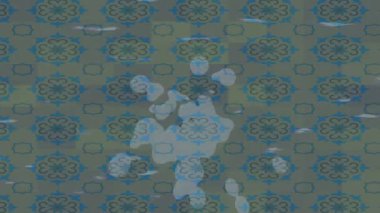 Benzersiz video giriş tasarımı projeleri için detaylı yüzey kalıbı film animasyon stili grafik girişi