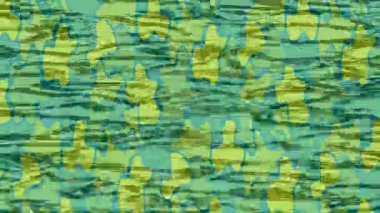 Benzersiz video giriş tasarımı projeleri için detaylı yüzey kalıbı film animasyon stili grafik girişi